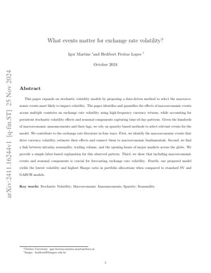 جلد سند PDF - کدام رویدادها برای نوسانات نرخ ارز حیاتی هستند؟ | یک تحلیل داده‌محور از نوسان‌پذیری تصادفی